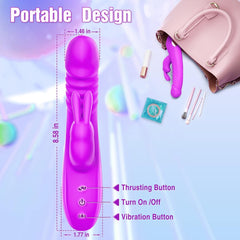 ThrustMate Thrusting Rabbit Vibrator - Rechargeable