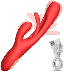 3-in-1 Flapping Vibrator For Couples - Rechargable