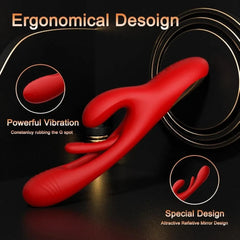 3-in-1 Flapping Vibrator For Couples - Rechargable