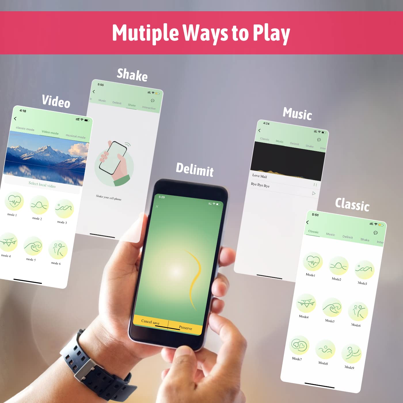 App Controlled Vibrator for Couples - Rechargable