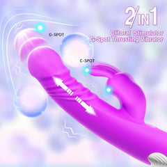 ThrustMate Thrusting Rabbit Vibrator - Rechargeable