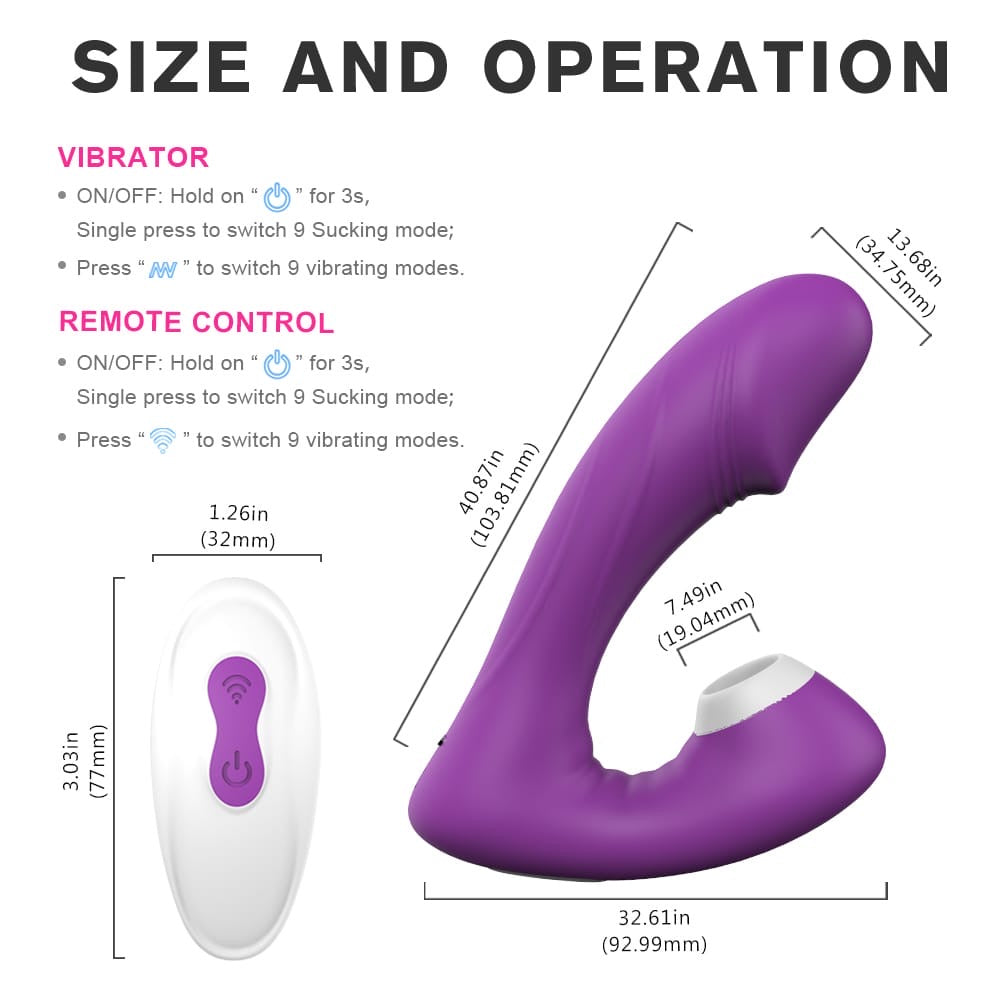 Double Trouble – 2-in-1 Sucking & Vibrating Pleasure Toy