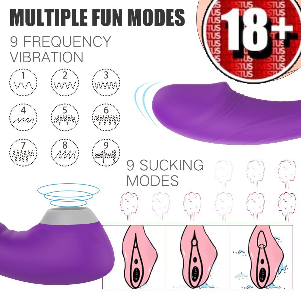 Double Trouble – 2-in-1 Sucking & Vibrating Pleasure Toy