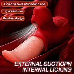 Tide Splash – 3-in-1 Clitoral & G-Spot Sucker, Stimulator, Vibrator with Real Tongue Motion - Rechargeable
