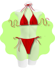 Midnight Bikni Set - Fits For All