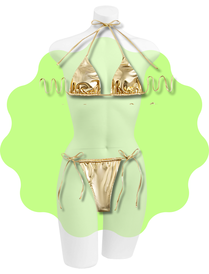 Midnight Bikni Set - Fits For All