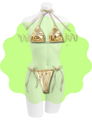 Midnight Bikni Set - Fits For All