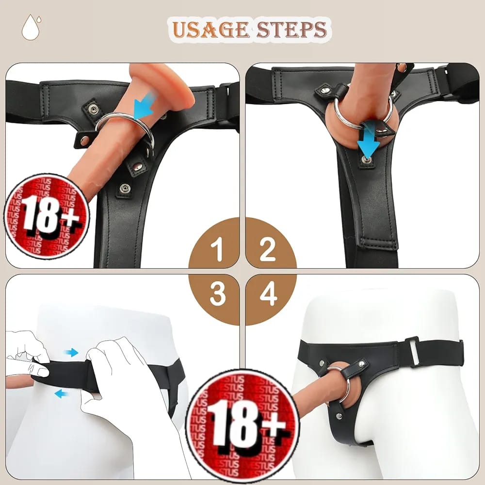 Strap-On Thrusting Dildo for Couples – 10 Intense Modes