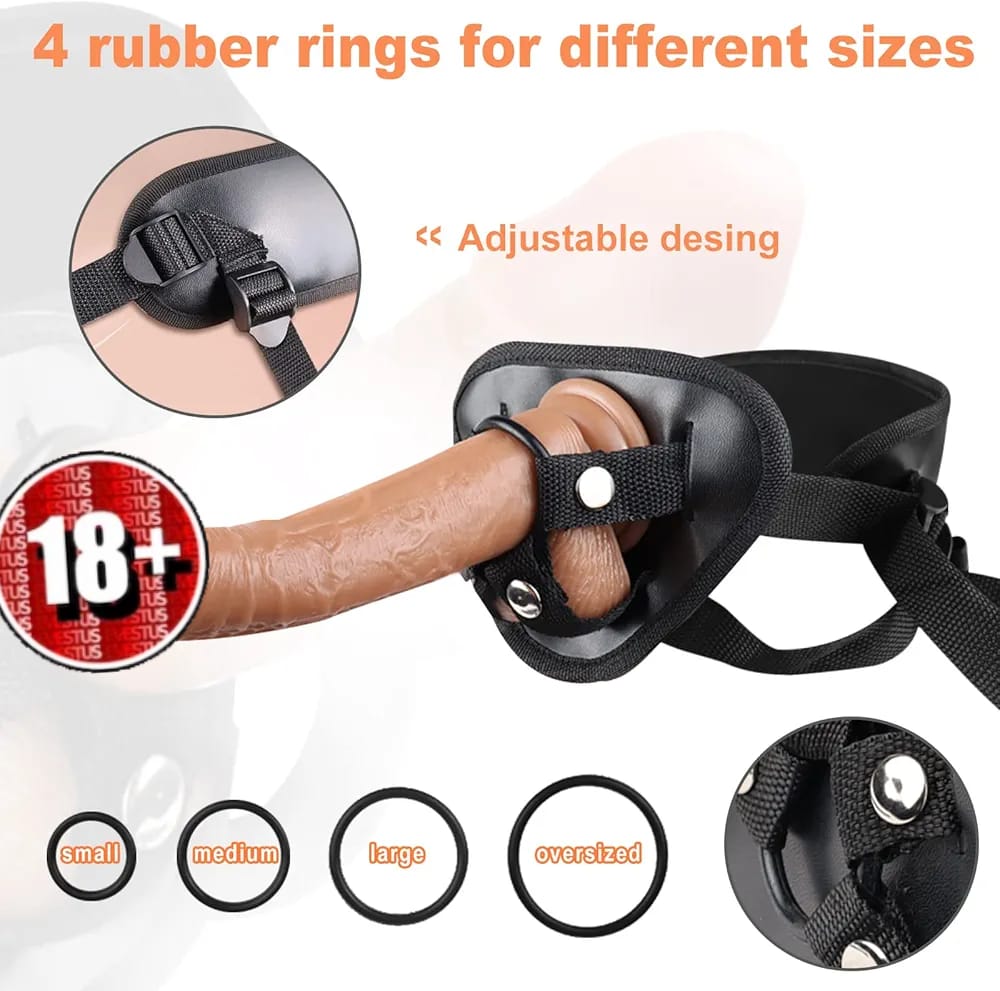 Strap-On Thrusting Dildo for Couples – 10 Intense Modes