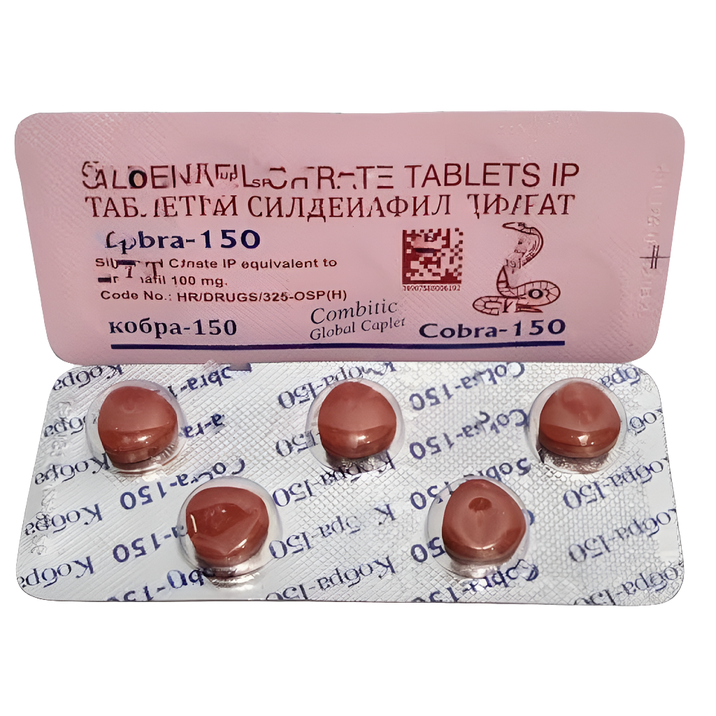 Original Black Cobra 150MG Timing Tablets