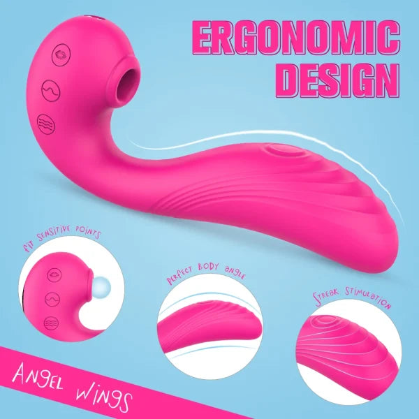 3-in-1 Sucking, Vibration, Boucing Toy For Couples - Rechargeable