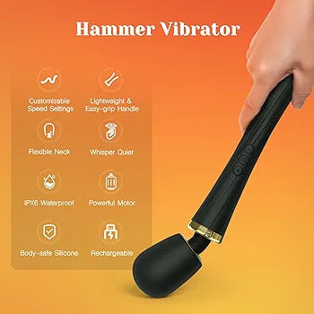 PulsePro Intimacy Vibrator 11.5 inches – Ultimate Couple’s Pleasure Massager - Rechargeable