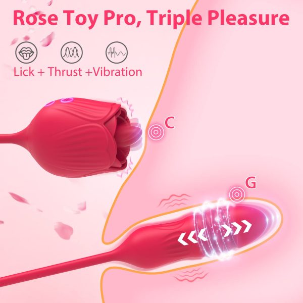 RoseLust | Thrusting & Licking 2-in-1 - Rechargeable