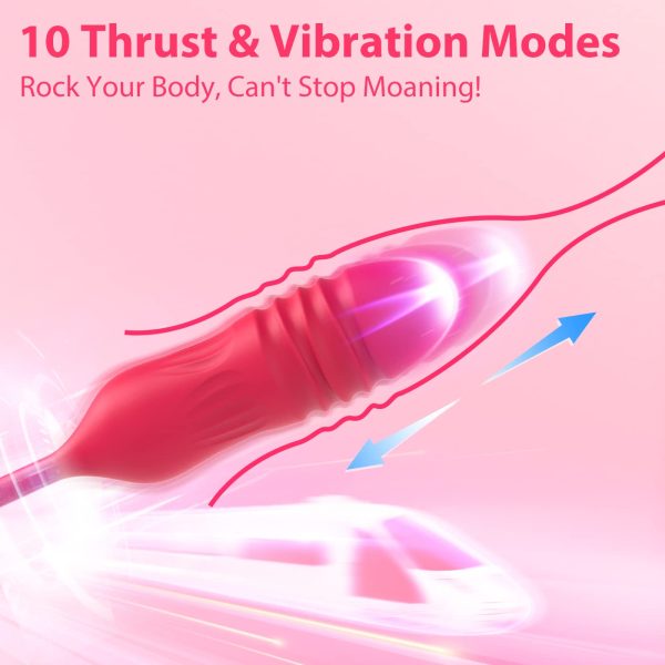 RoseLust | Thrusting & Licking 2-in-1 - Rechargeable